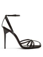 Saint Laurent Freja Crystal-embellished Sandals