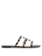 Matchesfashion.com Valentino Garavani - Rockstud Leather Sandals - Womens - Black