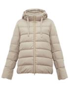 Matchesfashion.com Herno - Hooded Quilted Down Jacket - Womens - Beige