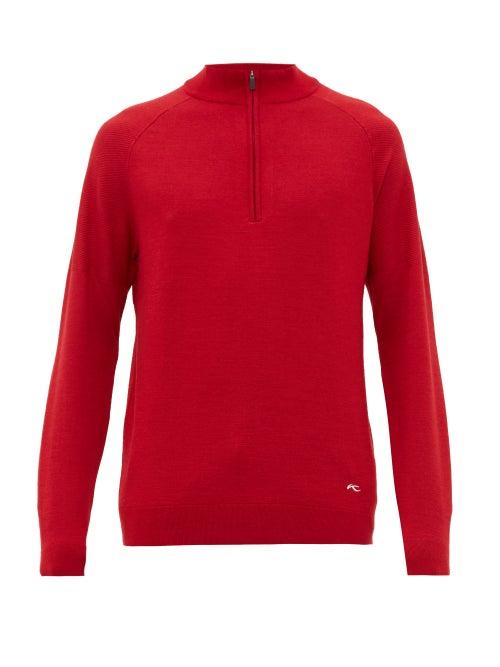 Matchesfashion.com Kjus - Freelite Kulm Half Zip Sweater - Mens - Red