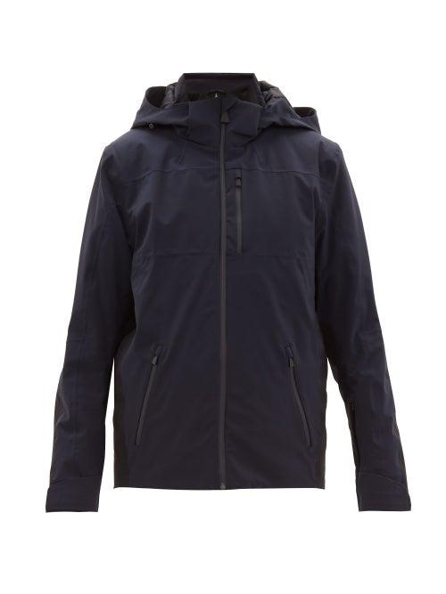 Matchesfashion.com Aztech Mountain - Capitol Peak Hooded Padded Ski Jacket - Mens - Navy