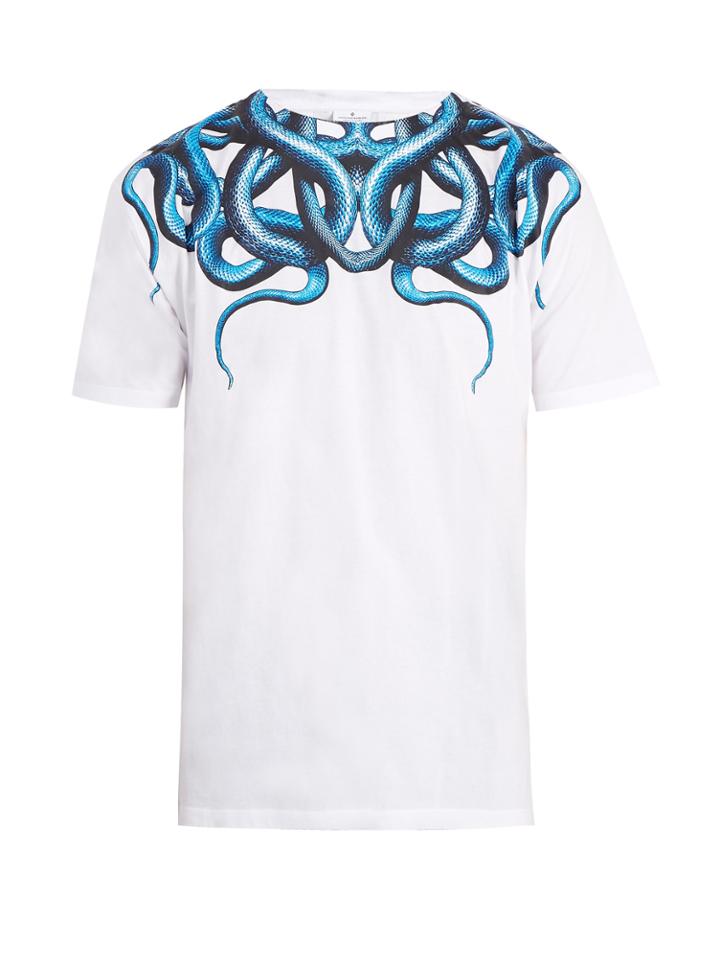 Marcelo Burlon Snake Cotton-jersey T-shirt