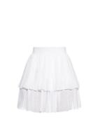 Matchesfashion.com Sophie Theallet - Anais Tiered Ruffle Mini Skirt - Womens - White