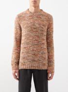 Folk - Mixed-yarn Sweater - Mens - Orange Multi