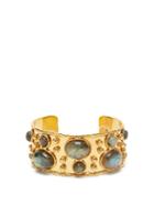 Matchesfashion.com Sylvia Toledano - Labradorite-cabochon Cuff - Womens - Gold