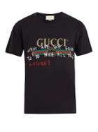 Gucci Logo And Coco Capitn-print Cotton T-shirt
