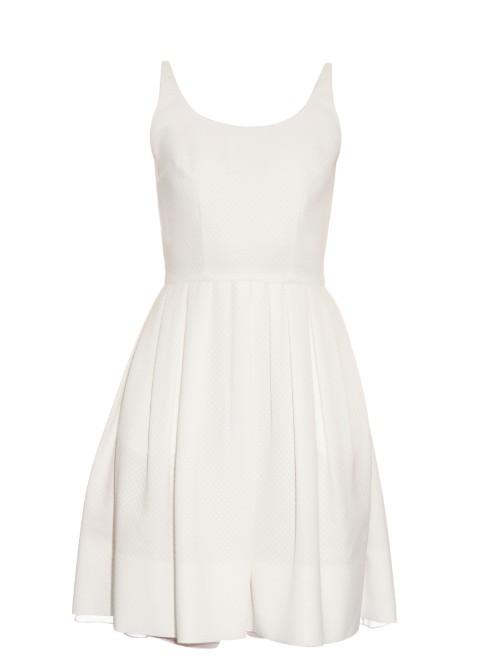 Sophie Theallet Michelle Diamond-jacquard Pleated Dress
