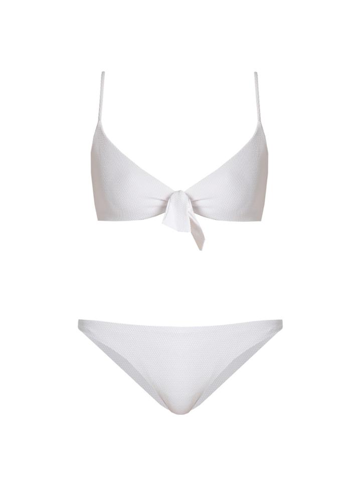 Melissa Odabash Roma Piqu Bralette Bikini