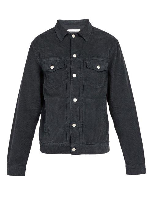 Matchesfashion.com Officine Gnrale - Liam Corduroy Jacket - Mens - Black