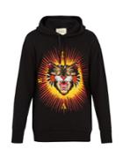 Gucci Oversized Embroidered Angry Cat Sweatshirt