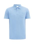 Matchesfashion.com Sunspel - Riviera Cotton-piqu Polo Shirt - Mens - Light Blue
