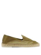 Matchesfashion.com Hereu - Senyor Leather Espadrilles - Mens - Olive Green