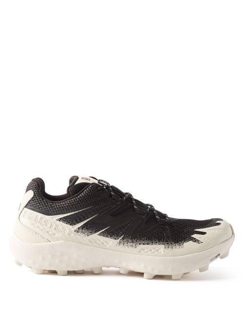 Salomon - Cross Advanced Mesh And Rubber Trainers - Womens - Black White