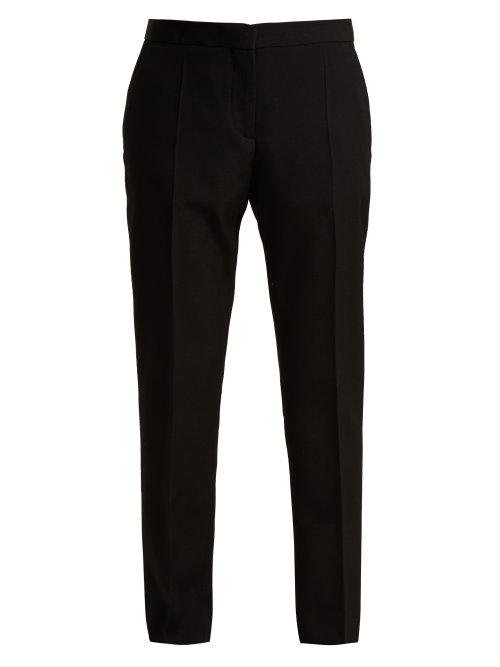 Matchesfashion.com Burberry - Straight Leg Trouser - Womens - Black