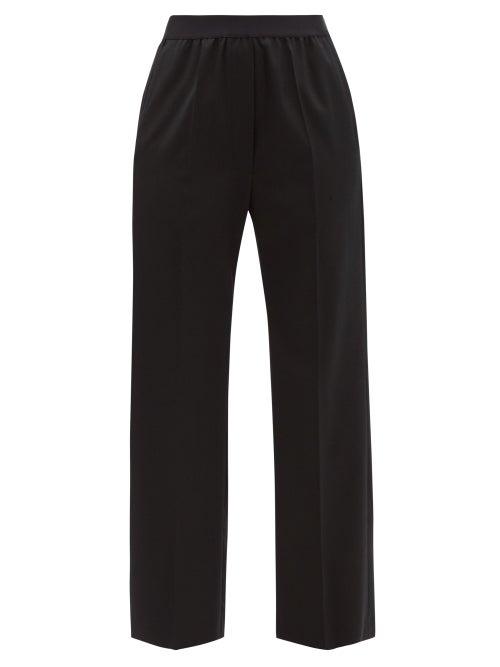 Ladies Rtw Mm6 Maison Margiela - Pressed-crease Tailored Trousers - Womens - Black