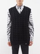 1017 Alyx 9sm - V-neck Knit Sweater Vest - Mens - Black