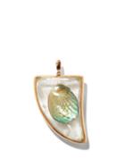 Matchesfashion.com Dezso - Quartz, Shell & 18kt Rose-gold Shark Fin Charm - Womens - Blue Multi