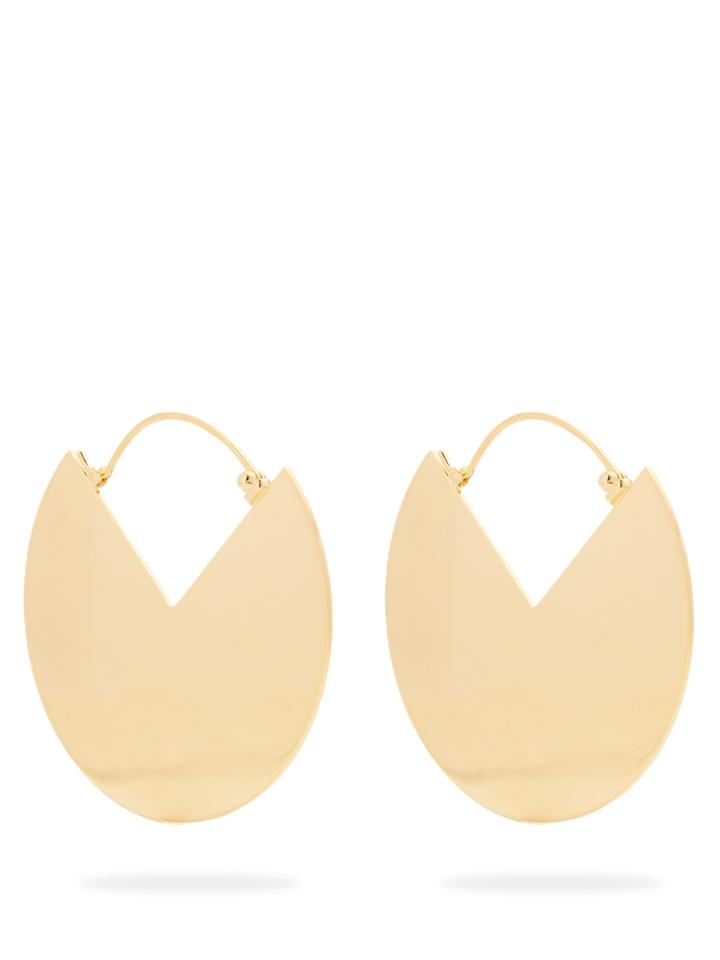 Isabel Marant 90&deg; Disc Earrings