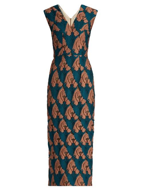 Emilia Wickstead Ferni Fil Coup Sleeveless Dress