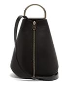 Matchesfashion.com Proenza Schouler - Vertical Zip Leather Backpack - Womens - Black Multi