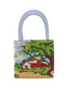 Matchesfashion.com Shrimps - Prairie Faux Pearl Beaded Bag - Womens - Multi