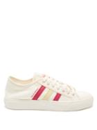 Matchesfashion.com Adidas X Wales Bonner - Nizza Three-stripes Canvas Trainers - Womens - Pink White