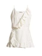 Racil Chiyo Polka-dot Jacquard Top