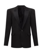 Matchesfashion.com Pallas Paris - Genesis Single-breasted Peak-lapel Wool Jacket - Womens - Black