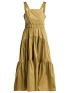 Proenza Schouler Tiered Cotton-poplin Dress