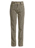 Wales Bonner Brother Checked Slim-leg Cotton Trousers