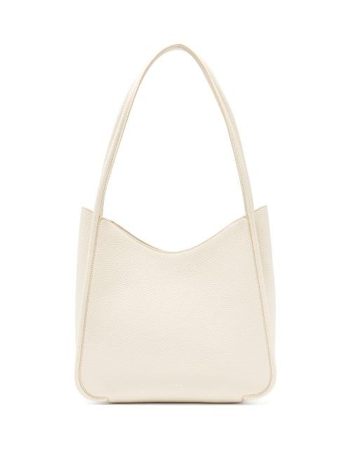 Matchesfashion.com The Row - Symmetric Grained-leather Tote Bag - Womens - Ivory