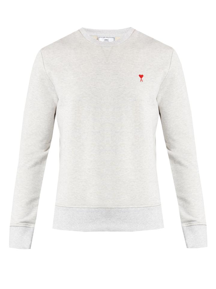 Ami De Coeur-embroidered Sweatshirt