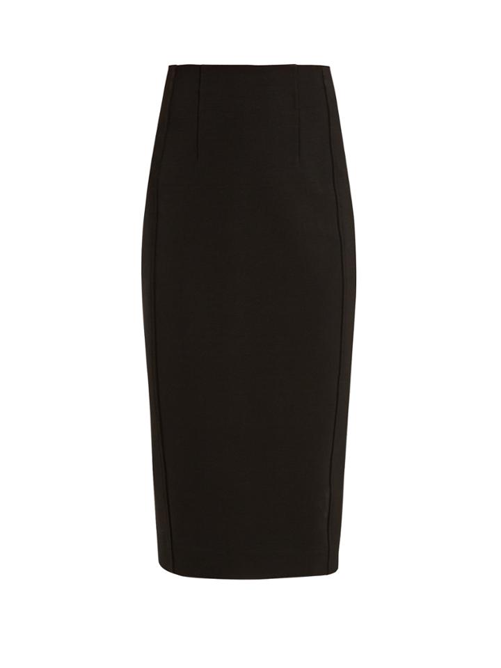 Diane Von Furstenberg High-rise Jersey Midi Pencil Skirt