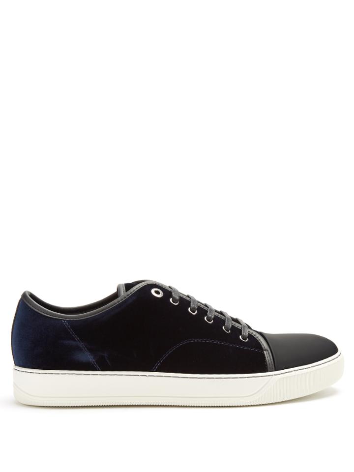 Lanvin Velvet Low-top Trainers