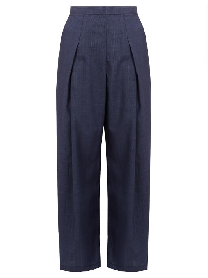 Rachel Comey Nova Hound's-tooth Wool Wide-leg Trousers