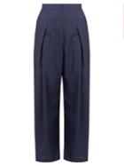 Rachel Comey Nova Hound's-tooth Wool Wide-leg Trousers