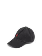 Matchesfashion.com Polo Ralph Lauren - Logo-embroidered Canvas Baseball Cap - Mens - Black Red