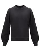 Matchesfashion.com Ganni - Software Recycled Cotton-blend Sweatshirt - Womens - Black
