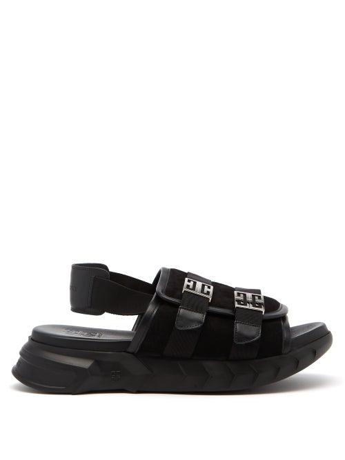 Givenchy - Marshmallow 4g Leather Sandals - Mens - Black