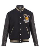 Junya Watanabe Van-appliqu Wool-blend Bomber Jacket