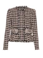 Rebecca Taylor Collarless Tweed Jacket