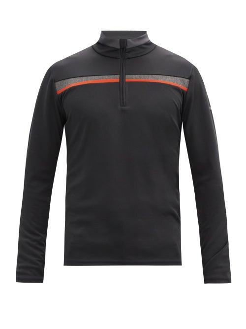 Matchesfashion.com Capranea - Hunt Striped Mid-layer Top - Mens - Black