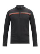 Matchesfashion.com Capranea - Hunt Striped Mid-layer Top - Mens - Black