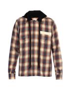 Faith Connexion Hooded Checked Cotton Shirt