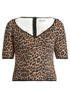 Balenciaga Leopard-print Neoprene Top