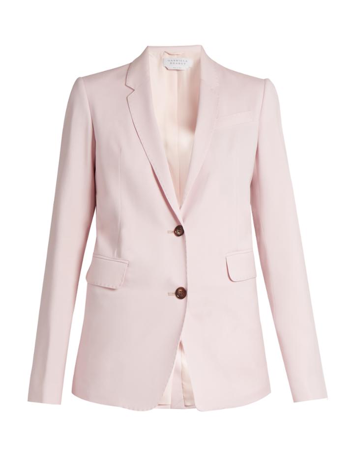 Gabriela Hearst Artemis Single-breasted Wool Jacket
