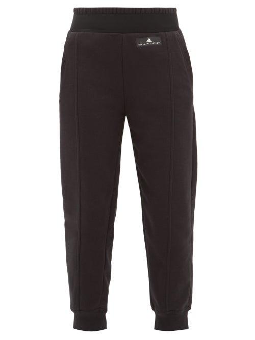 Matchesfashion.com Adidas By Stella Mccartney - Performance Essentials Cotton Blend Track Pants - Womens - Black