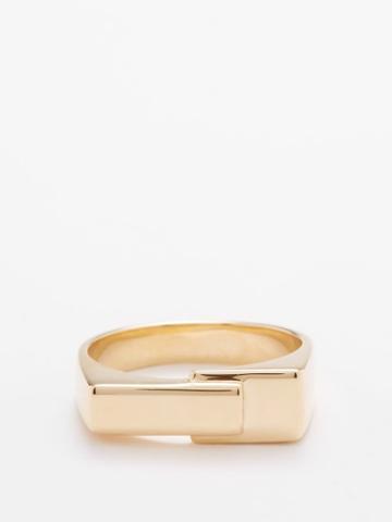 Lizzie Mandler - Overlap 18kt Gold Ring - Mens - Gold