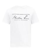 Matchesfashion.com Martine Rose - Logo-print Cotton-jersey T-shirt - Mens - White