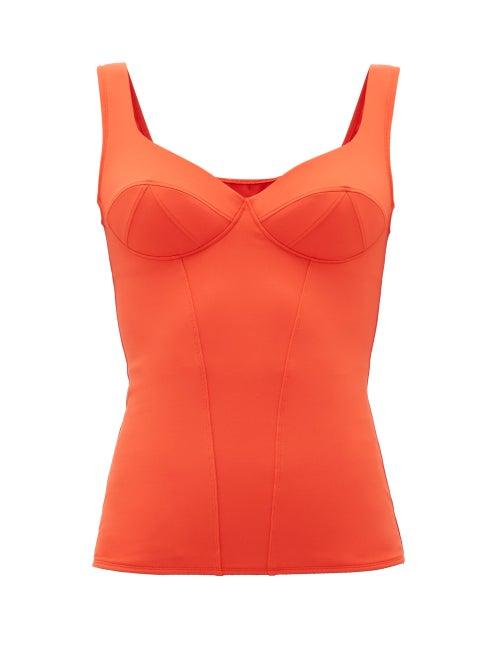 Matchesfashion.com Ernest Leoty - Jade Performance Top - Womens - Orange